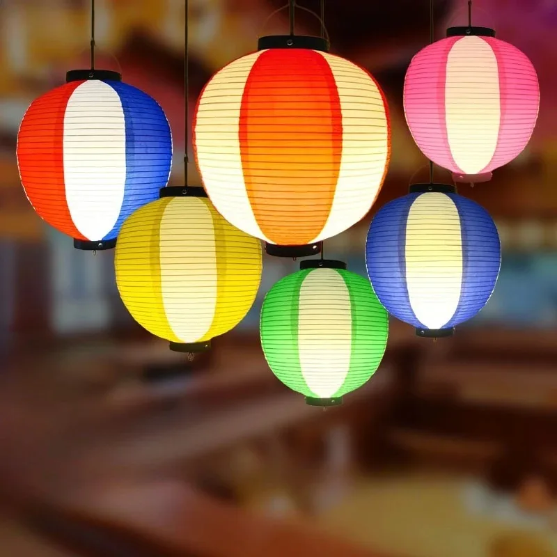 30x30cm PVC Waterproof Korean Style Lantern Ramen Sashimi Izakaya Cuisine Shop Restaurant Pub Decor Hanging Lantern Outdoor - Detail 1
