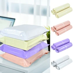 10Pcs Macarone Plastic Shopping Bags Gift Packaging Bag Wedding Party Favor Candy Cookie Wrapping Supplies