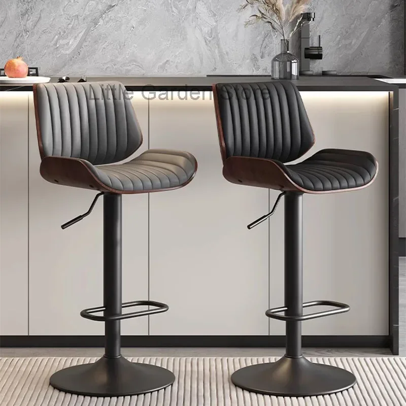 Modern Swivel Kitchen Bar Chair Nordic Reception Gaming Saloon Adjustable Bar Stools High Patio Sgabello Cucina Home Furniture