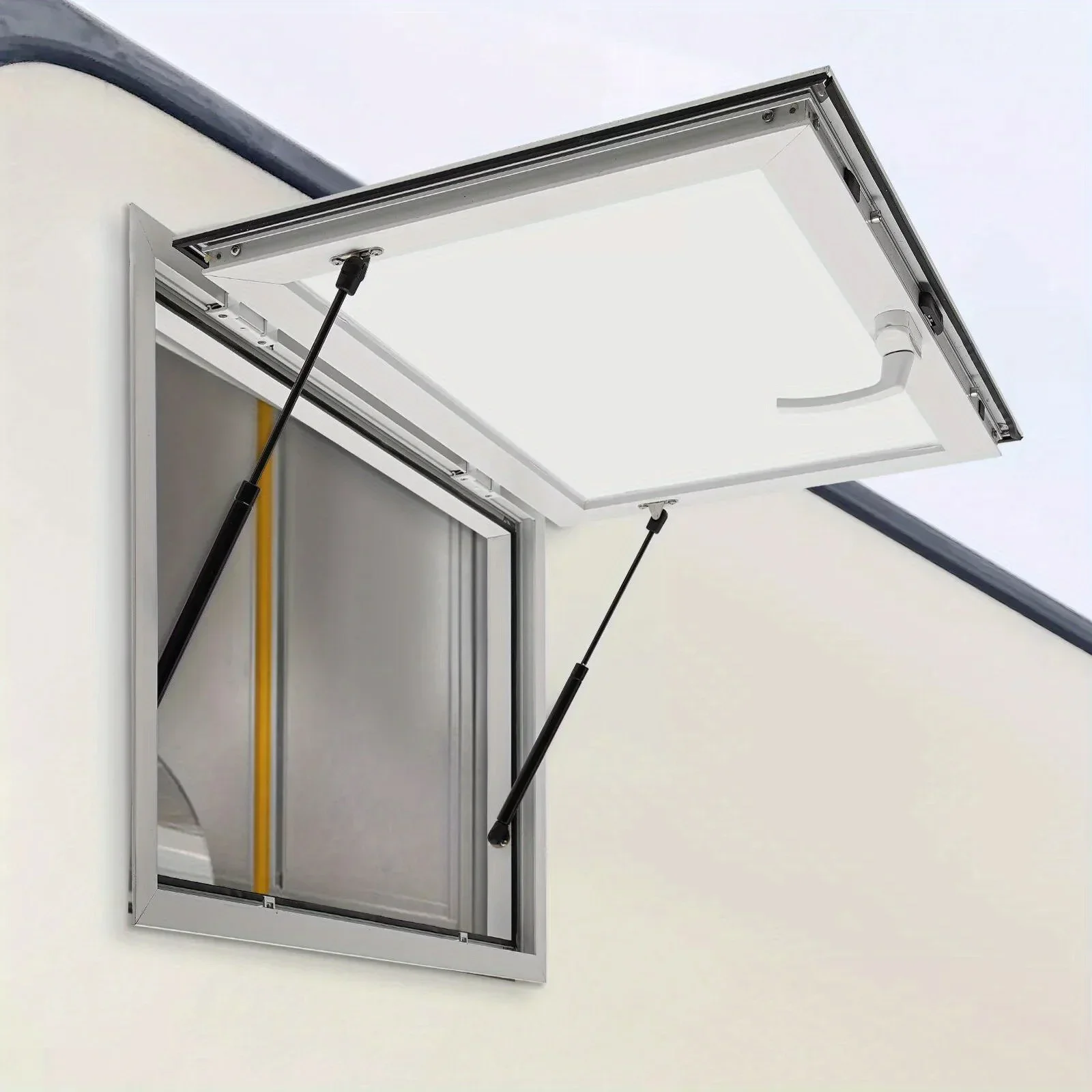 Ventana de concesión para camión de comida, soporte de concesión de 53x33 ", puerta de ventana para servir, nueva