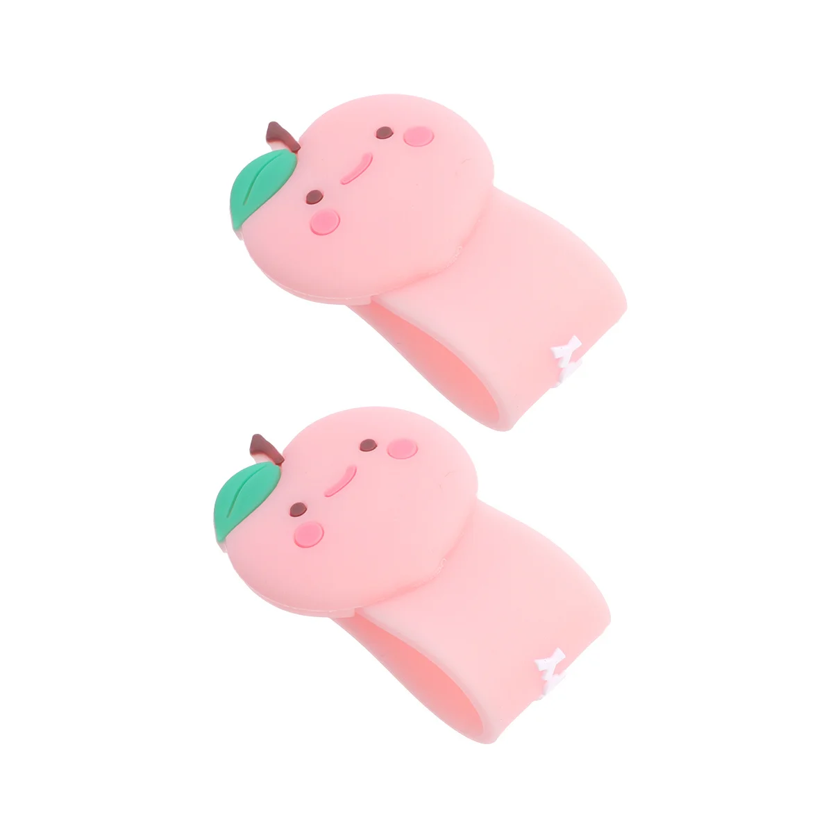 

2Pcs Silicone Earphone Cable Organizer Mini Size Lightweight Phone Charging Cord Winder Tie Compact Data Line Cable Management