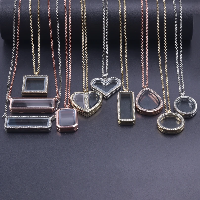 1Pc Openable Round Living Cremation Ashes Relicario Pendant Necklaces Jewelry Glass Memorial Reliquary Photo Locket Men Collares