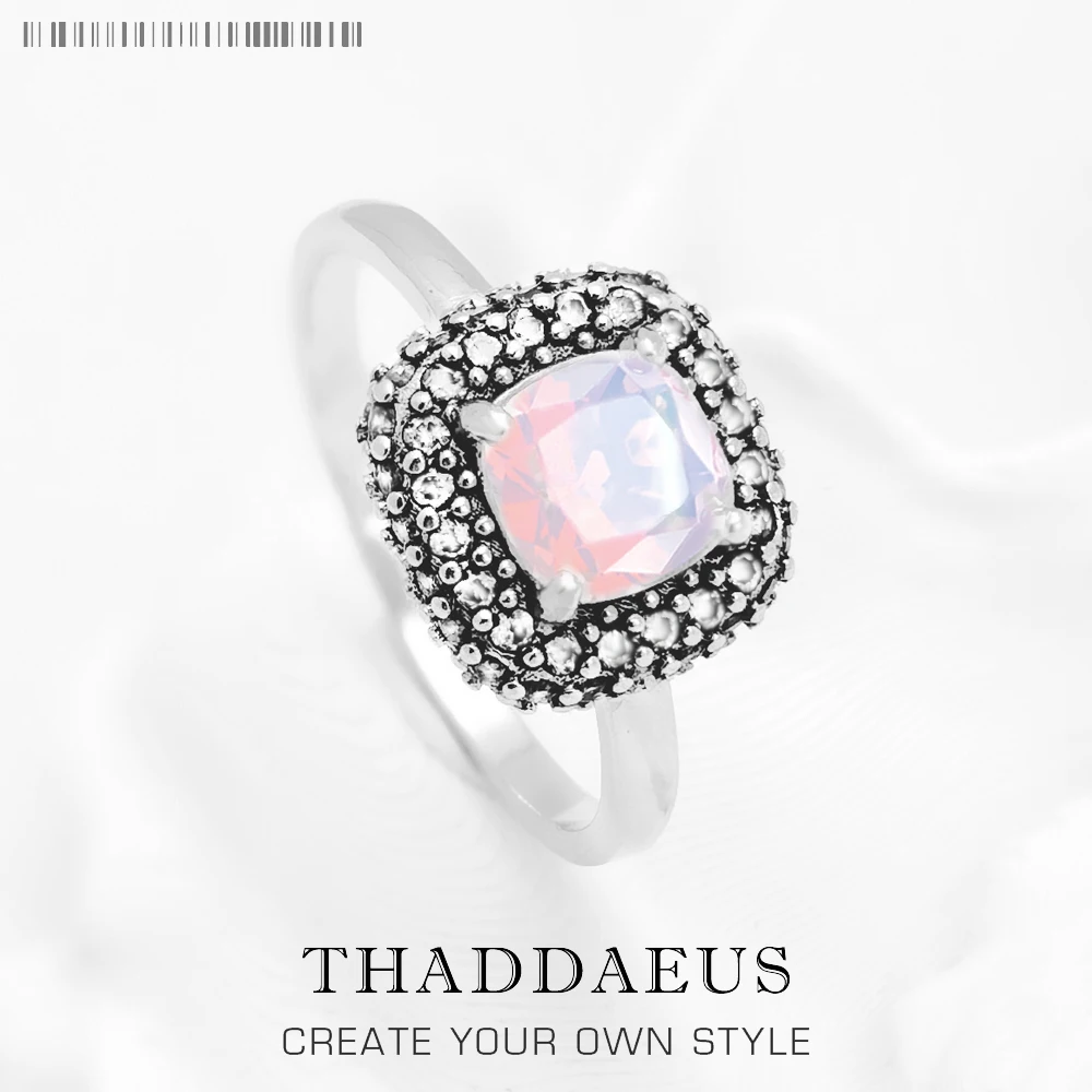 

Кольцо Радужное, Изящные Ювелирные изделия для женщин, новинка весны 2022, классический винтажный подарок из стерлингового серебра 925 пробы