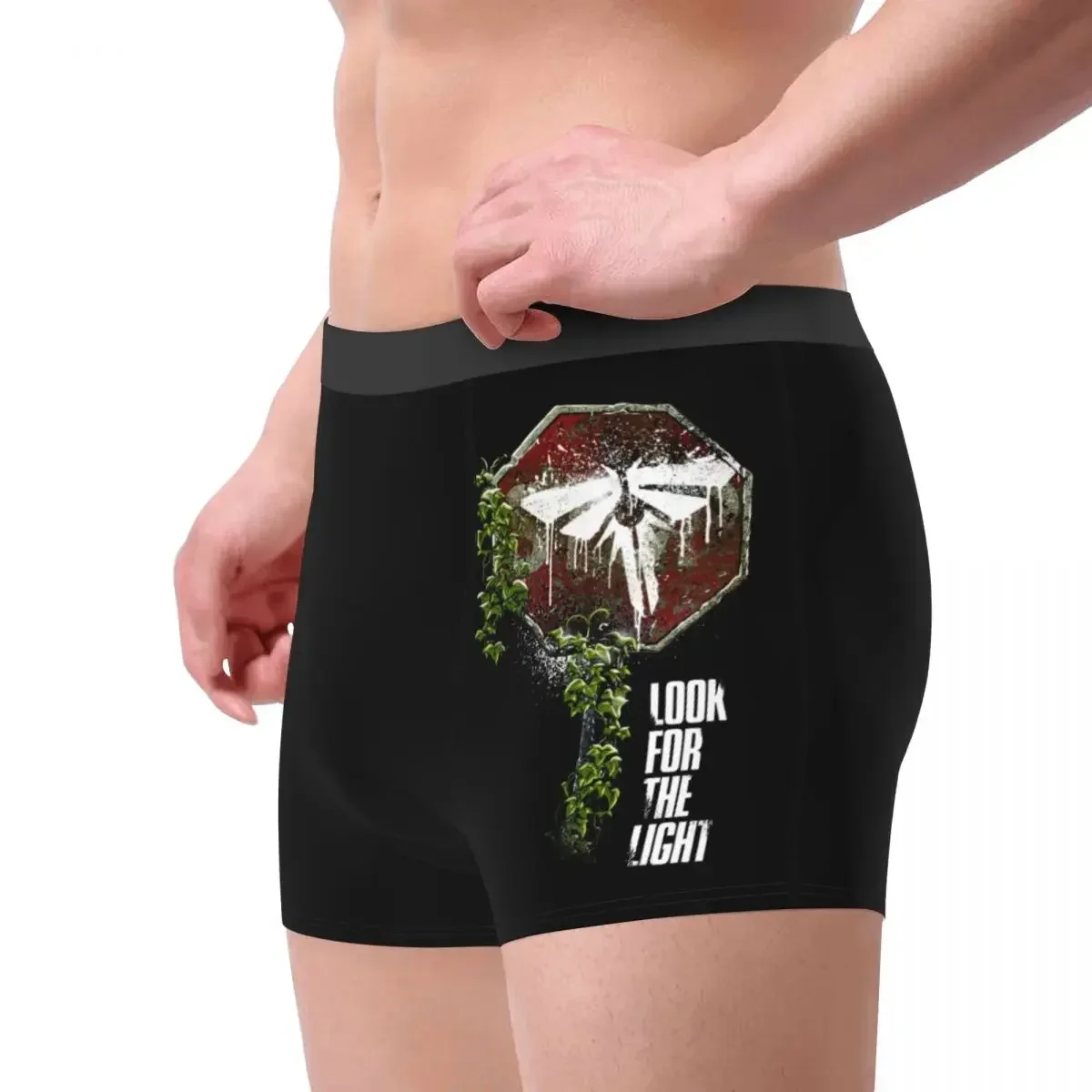 Men's Look For The Light Underwear The Last of Us Game Sexy Boxer Briefs Shorts Panties Homme Mid Waist Underpants S-XXL