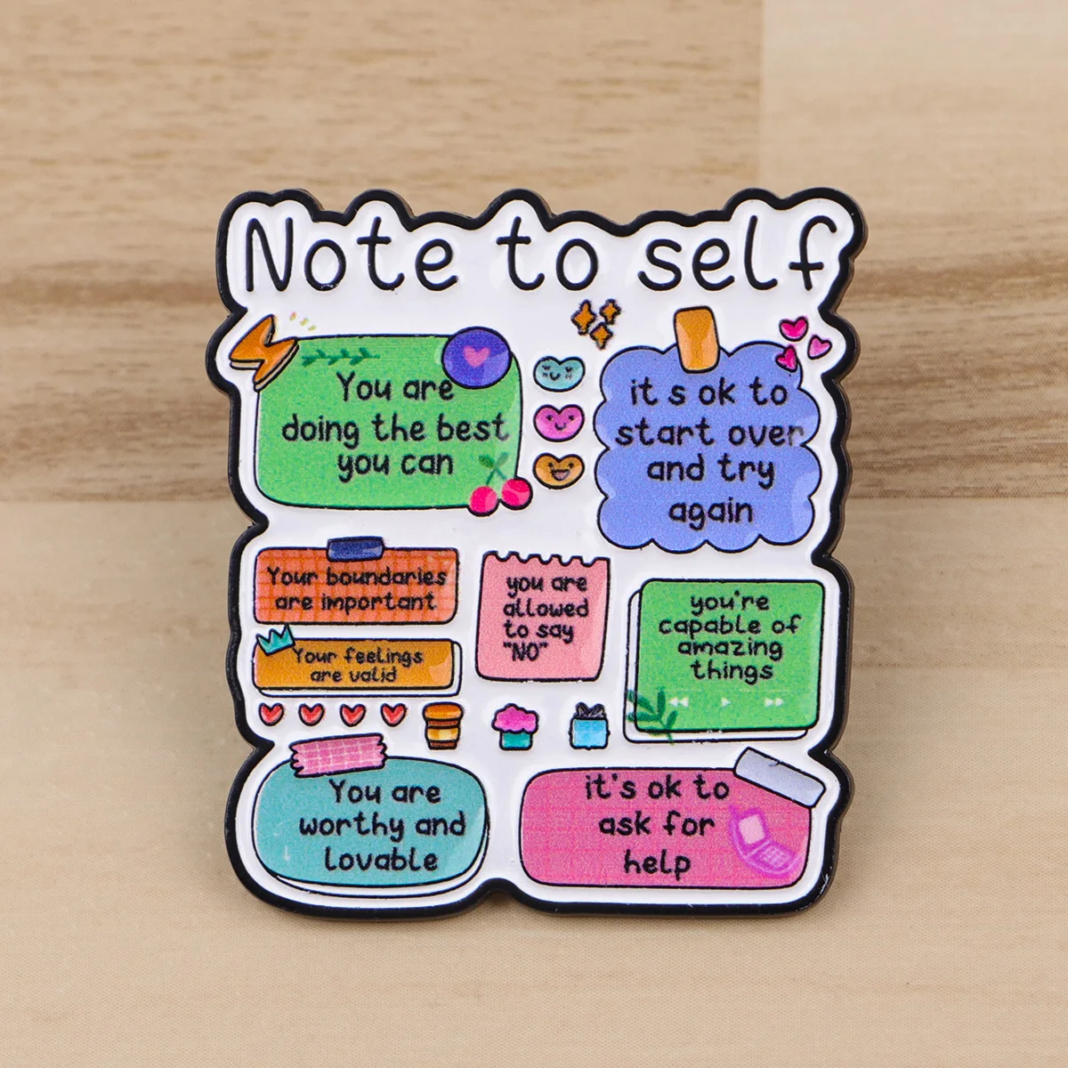 درع المينا دبوس دبابيس مسجل ملونة ل دبابيس التلبيب يقتبس شارة على ظهره موضة زي اكسسوارات مجوهرات هدايا