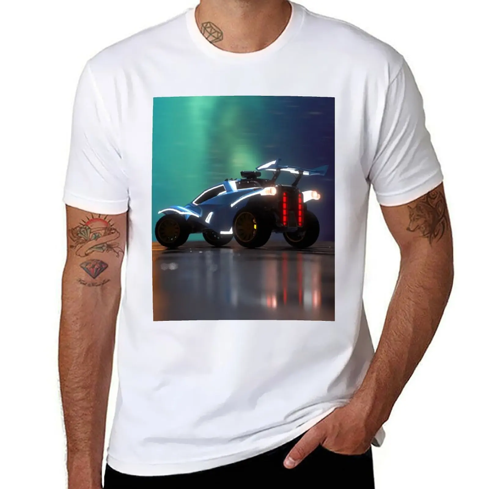 

Soccer car photo realistic Poster T-Shirt man t shirts graphic g man t shirts for men T-Shirt