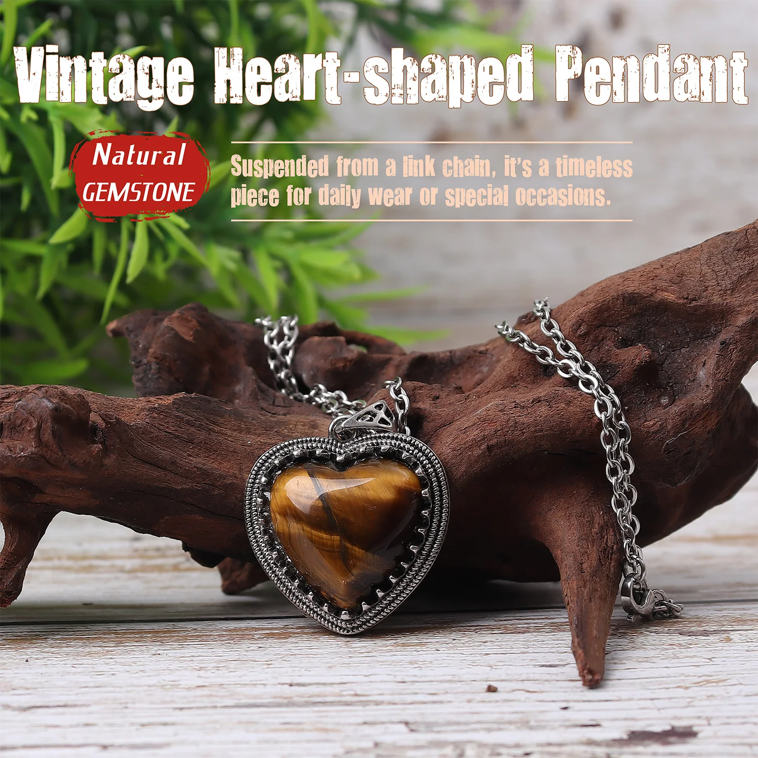 Винтажное ожерелье в форме сердца, евро-американский натуральный кристалл, свет, роскошная ниша, стильный очаровательный ювелирный аксессуар для пары