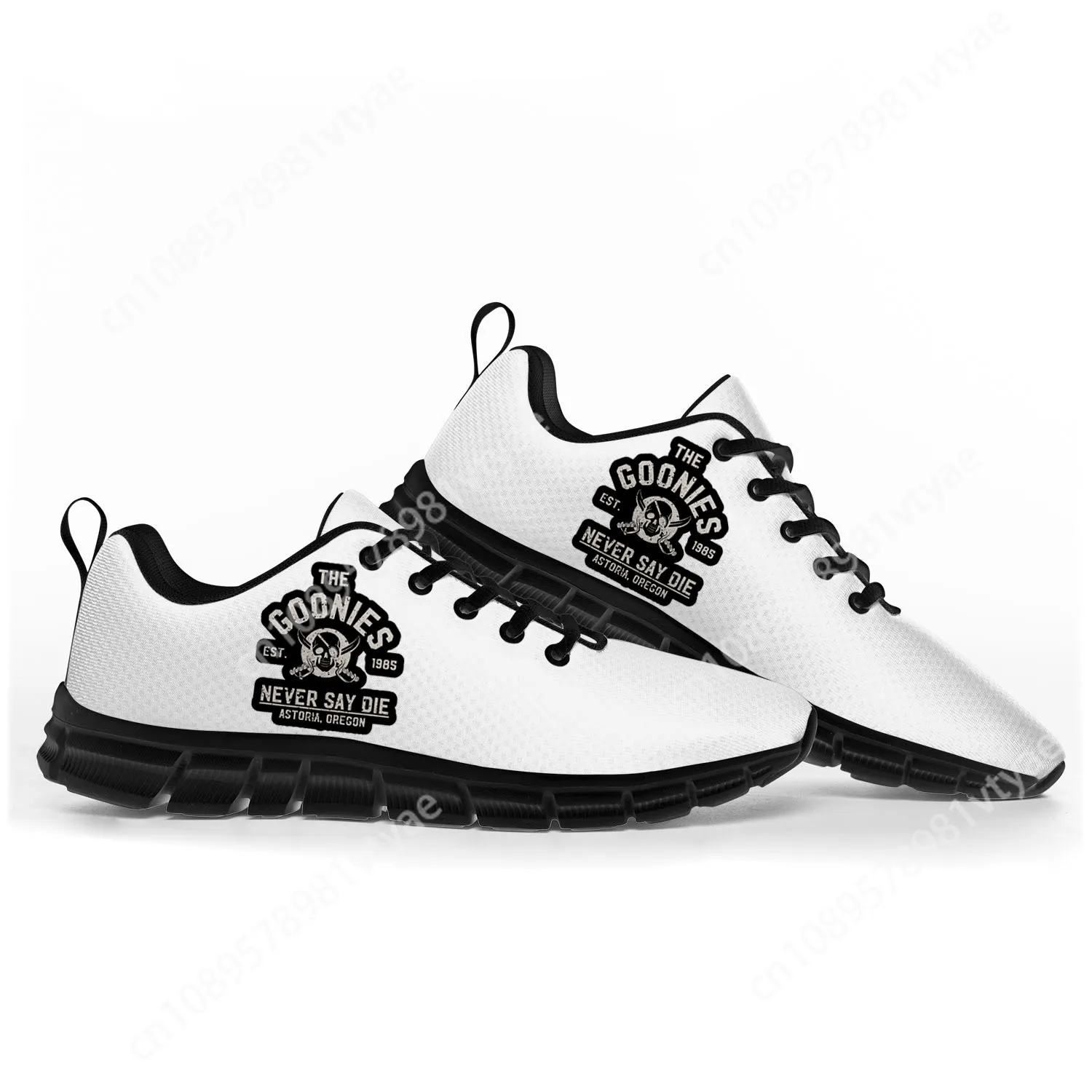 Goonies Never Say Die Skull Pirate Rock Sports Shoes Mens Womens Teenager Kids Children Sneakers Custom High Quality Couple Shoe