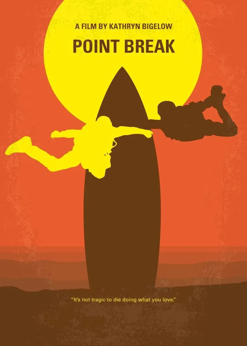 No455 My Point Break Minimal Movie Poster Metal Sign 12X8 Tin Signs