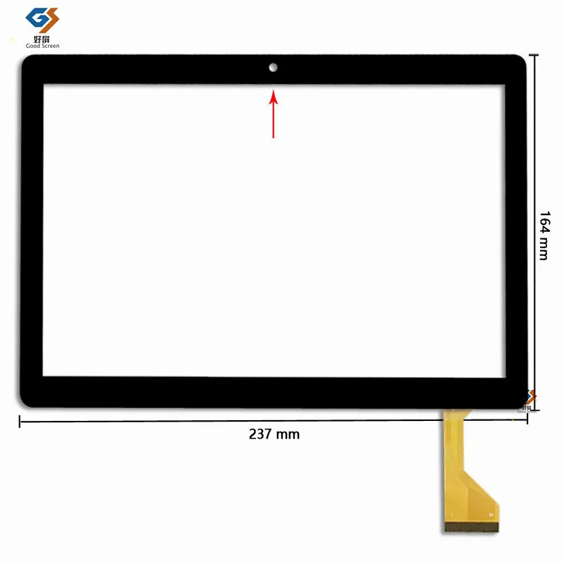 Black New 10.1 Inch Compatible P/N FF1005 T Tablet Capacitive Touch Screen X11 Pro Digitizer Sensors CH FF1005 237*164 mm