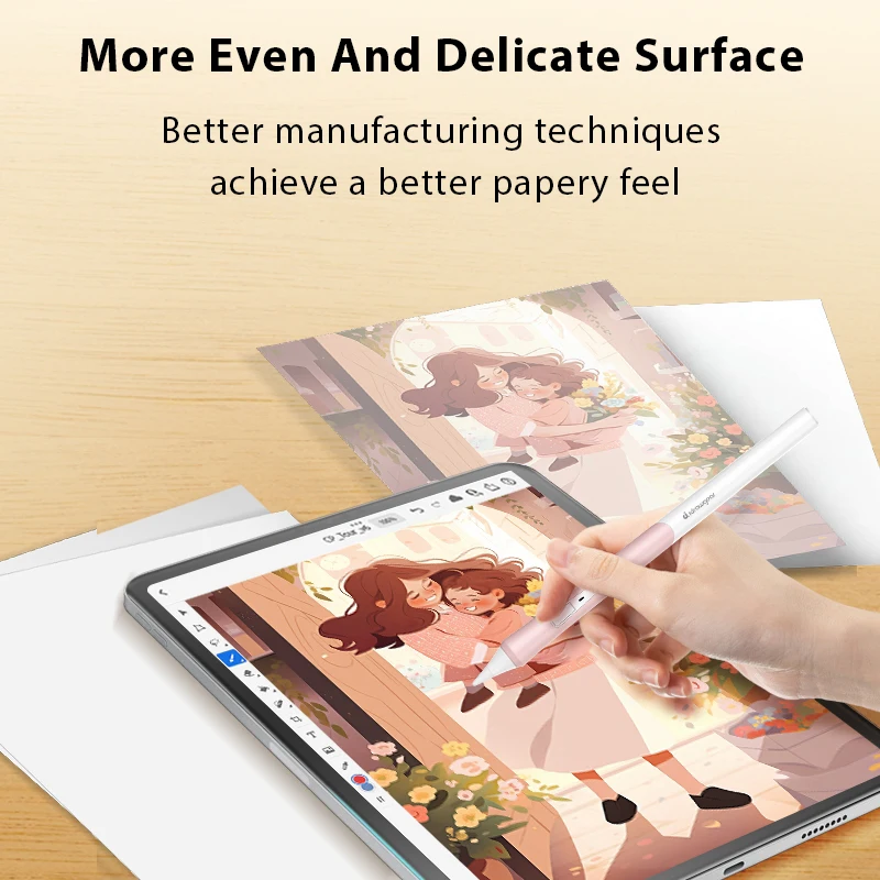 Like Paper Film For Ipad Pro Air 11 13 12.9 9th 10th Gen Mini 6 Screen Protector Air 5 4 3 2 8th 7th 2024 Matte Protective Film