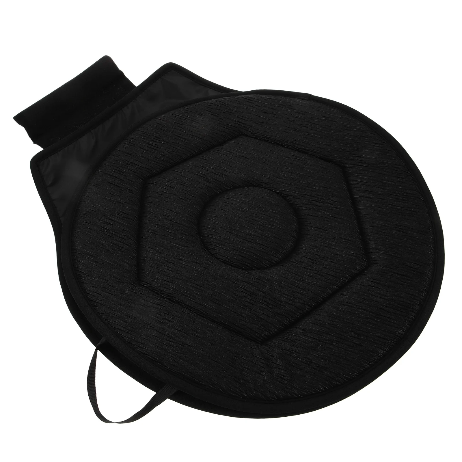 

360 Degree Rotating Car Seat Cushion Thickened Swivel Design for Elderly and Pregnant Comfortable Pleated Cloth Material Easy to