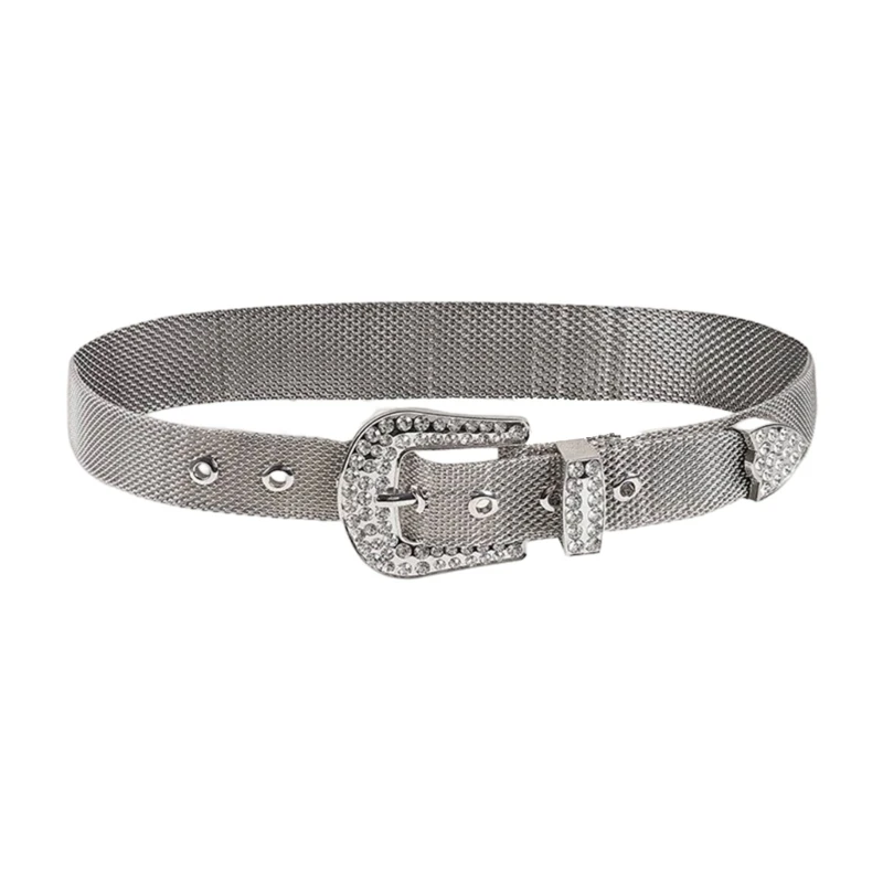 

Pin Buckle Belt for Adult Metal Belt for Jeans Cowboy Cowgirl