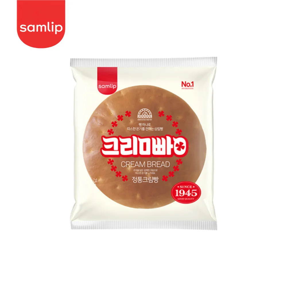 Pan crema auténtico Samlip, paquete de 8