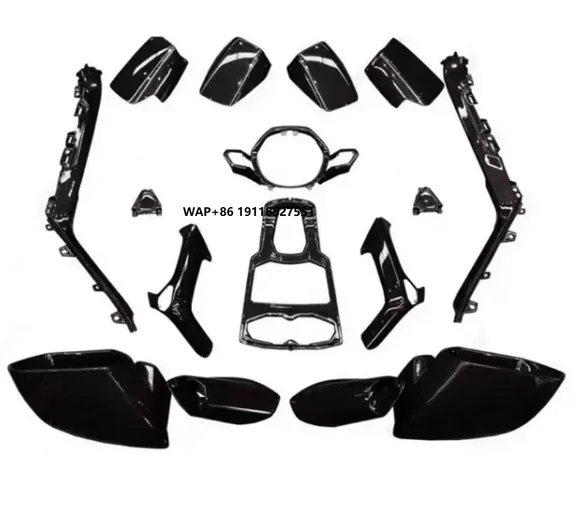 Peças de Substituição em Fibra de Carbono Seco Lamb LP580 LP610 para Acessórios de Interior de Carro, Espelho Lateral de Controle Central