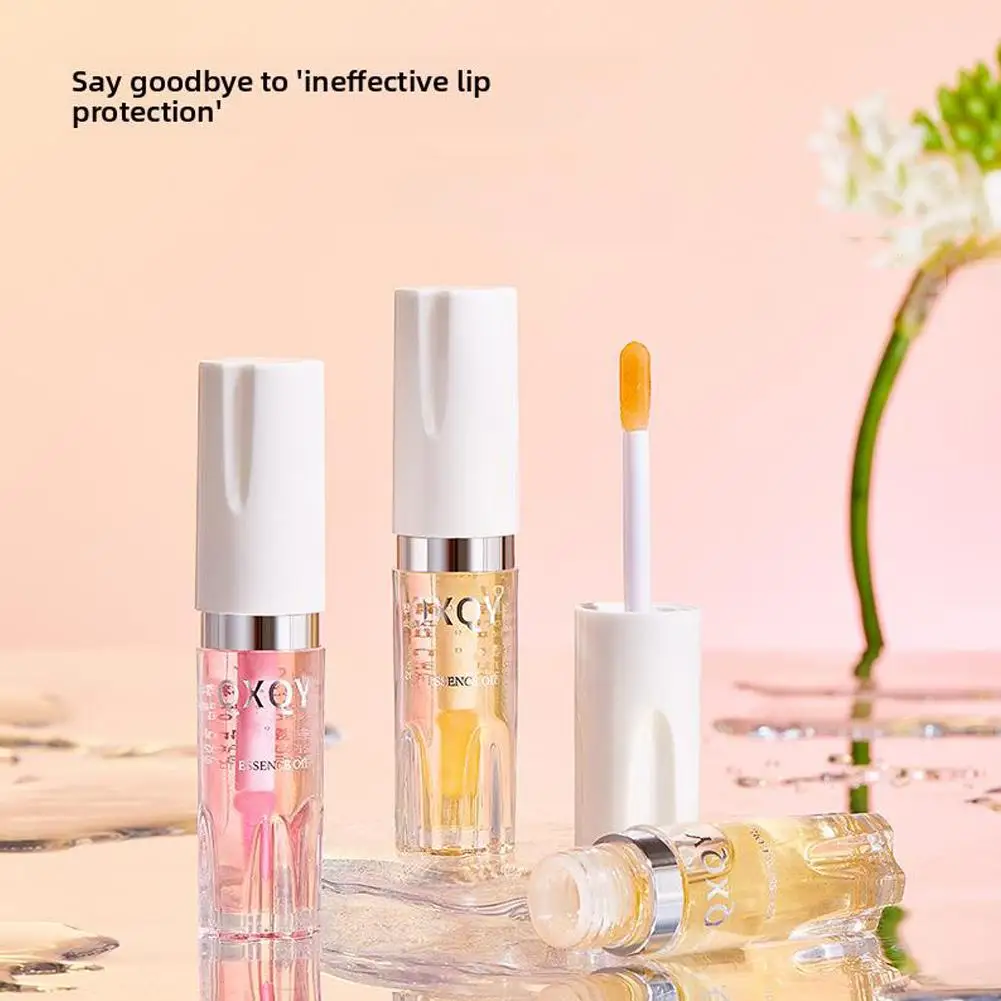 4ml Moisturizing Color Changing Lip Balm Warm Change Easy Lip Moisturizing Color Oil Pearl Long-lasting Shiny Gloss Lip J6g9