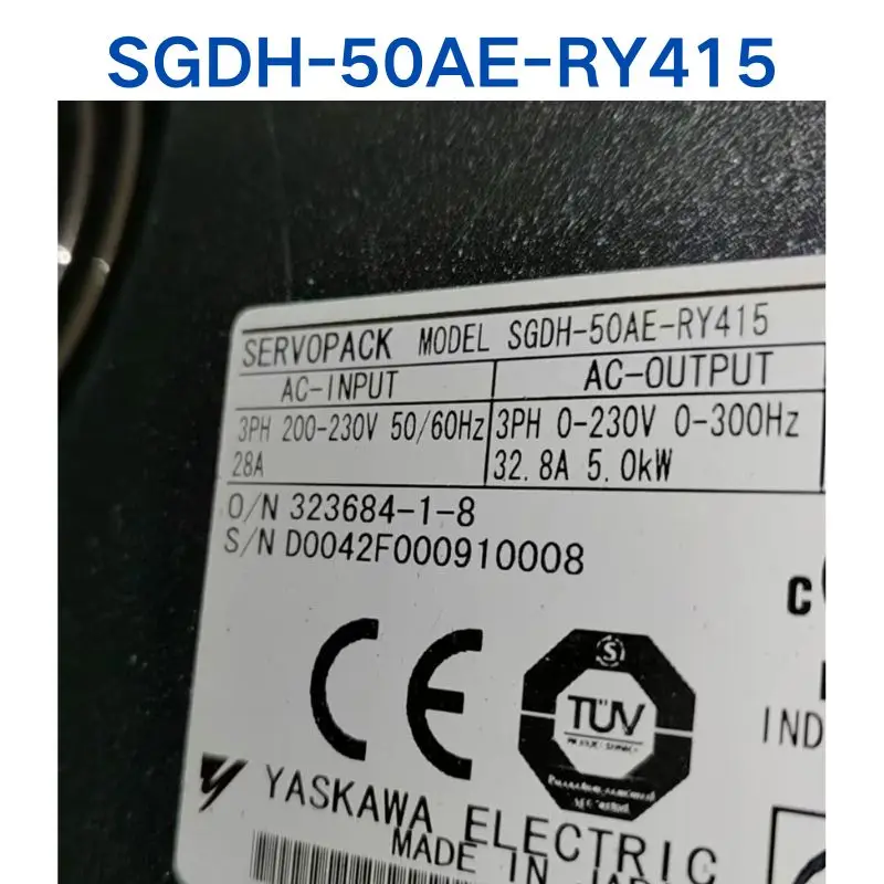 

Second-hand test OK for YASKAWA Driver SGDH-50AE-RY415