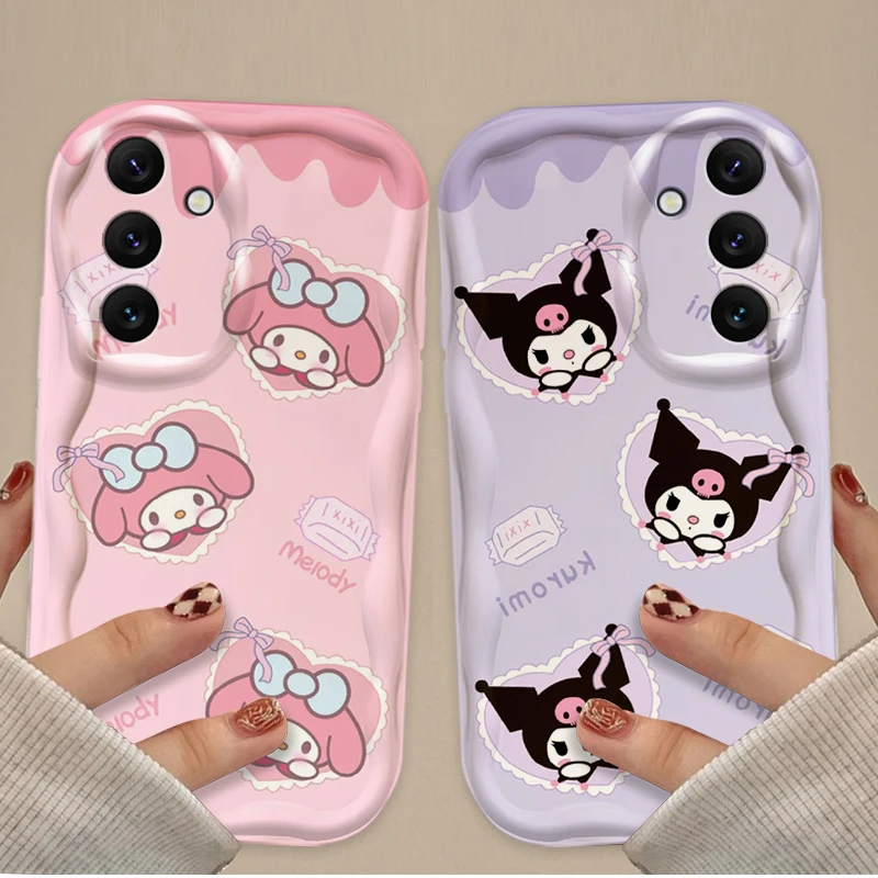 Cartoon Lovely Melody Kuromi Case for Samsung Galaxy A16 A06 A55 A35 A25 A15 A05 A05S A54 A34 A24 A14 A73 A53 A33 A23 A13 A52