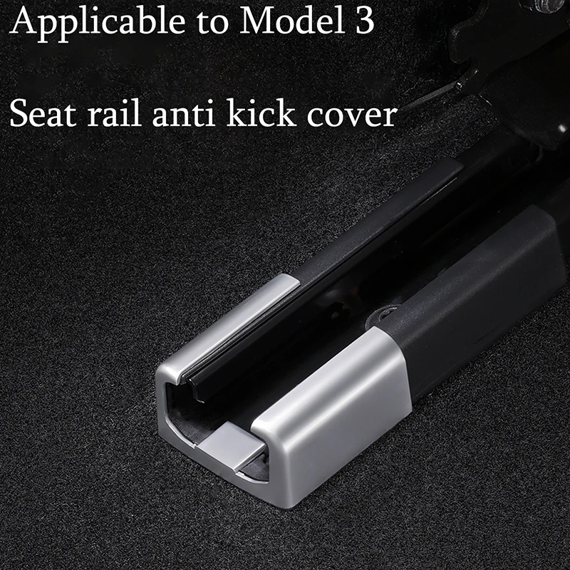 For Tesla Model 3 Highland 2024 Seat Anti-kick Protective Cover Seat Rail Anti-kick Plug Model3+ Interior Accessories 1/4/8pcs