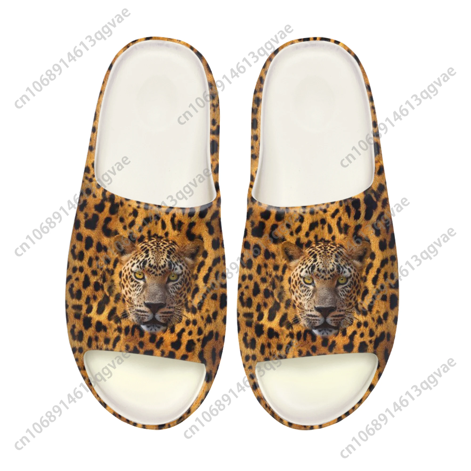 Panda Leopard Tiger Wolf Dog Soft Sole Sllipers Home Clogs Customized Water Shoes Mens Womens Teenager Stepping on Shit Sandals