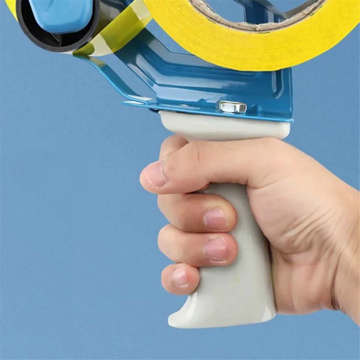 Dozownik taśmy klejącej AA25, możliwość użycia taśmy o szerokości 5 cm, uchwyt na taśmę do pakowania biurowego.