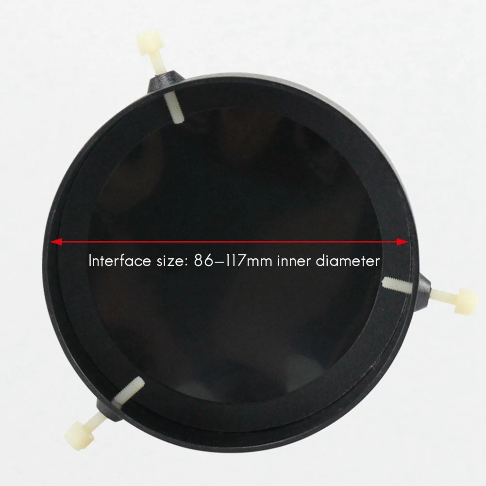 Adjustable Solar Film Objective Lens Cover Filter 86-117mm Frame and Sun Solar Film Astronomical Telescope Accesspries