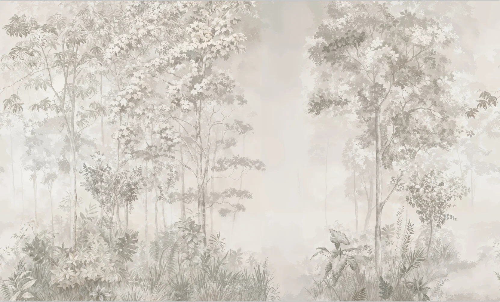 

Custom size wallpaper black and white forest decorative painting Home decoration White birch tree cedar forest wall stickers