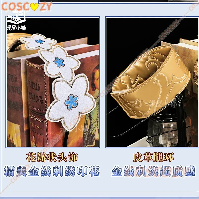 2025 22 Tribios Cosplay disfraz peluca Honkai Star Rail vestido Santa Maiden de Janusopolis Amphoreus fiesta de Halloween uniforme de mujer Pr