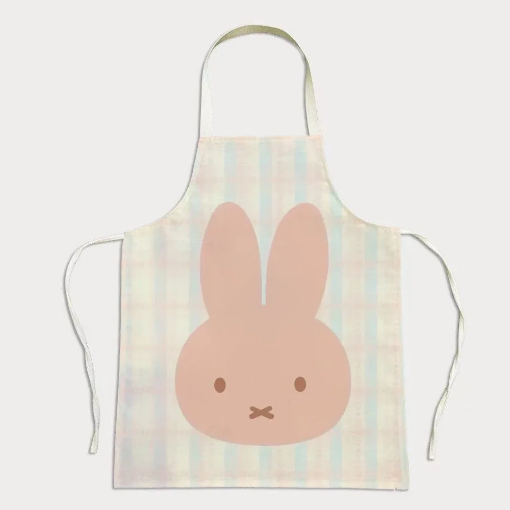 Miffy Kawaii Waterproof Fabric Apron for Adult Kitchen Household Baking and Oil Pollution Prevention Cute Gift Toy view 6