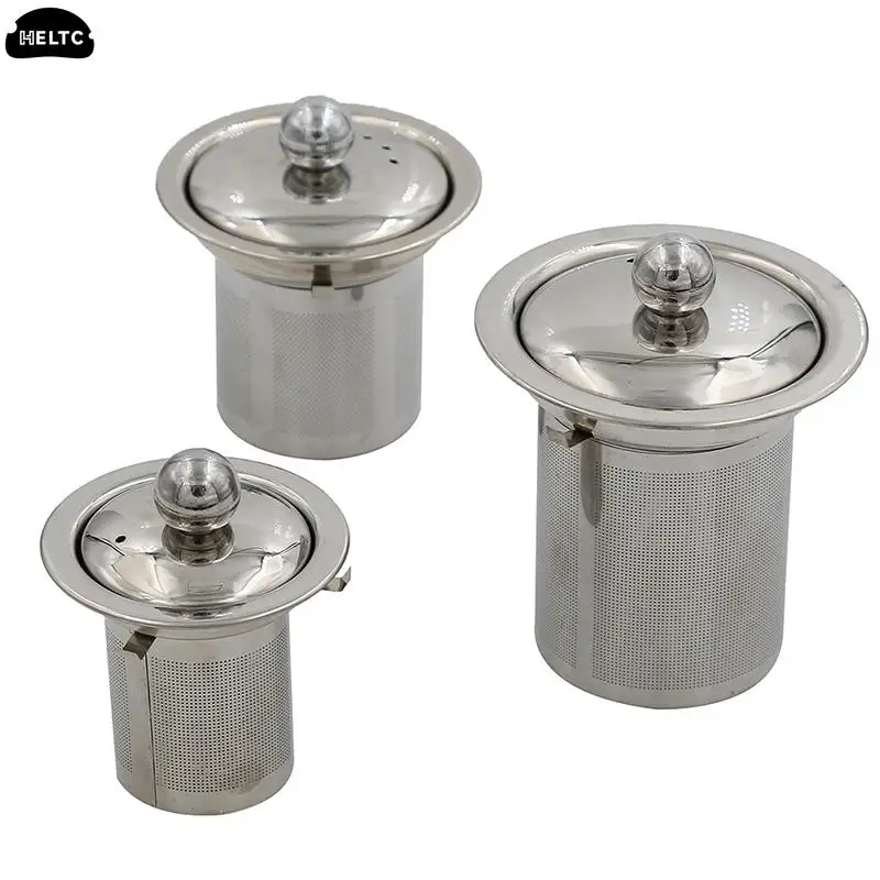 Reusable Stainless Steel Tea Strainer Mesh Infuser Basket Loose Tea Leaf Infusers Herb Filter for Mug Teapot Teaware Tea Maker