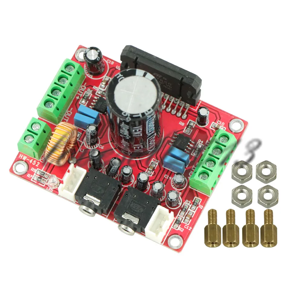 TDA7850 4X50W Car Audio Power Amplifier Board Module BA3121 Denoiser DC 12V