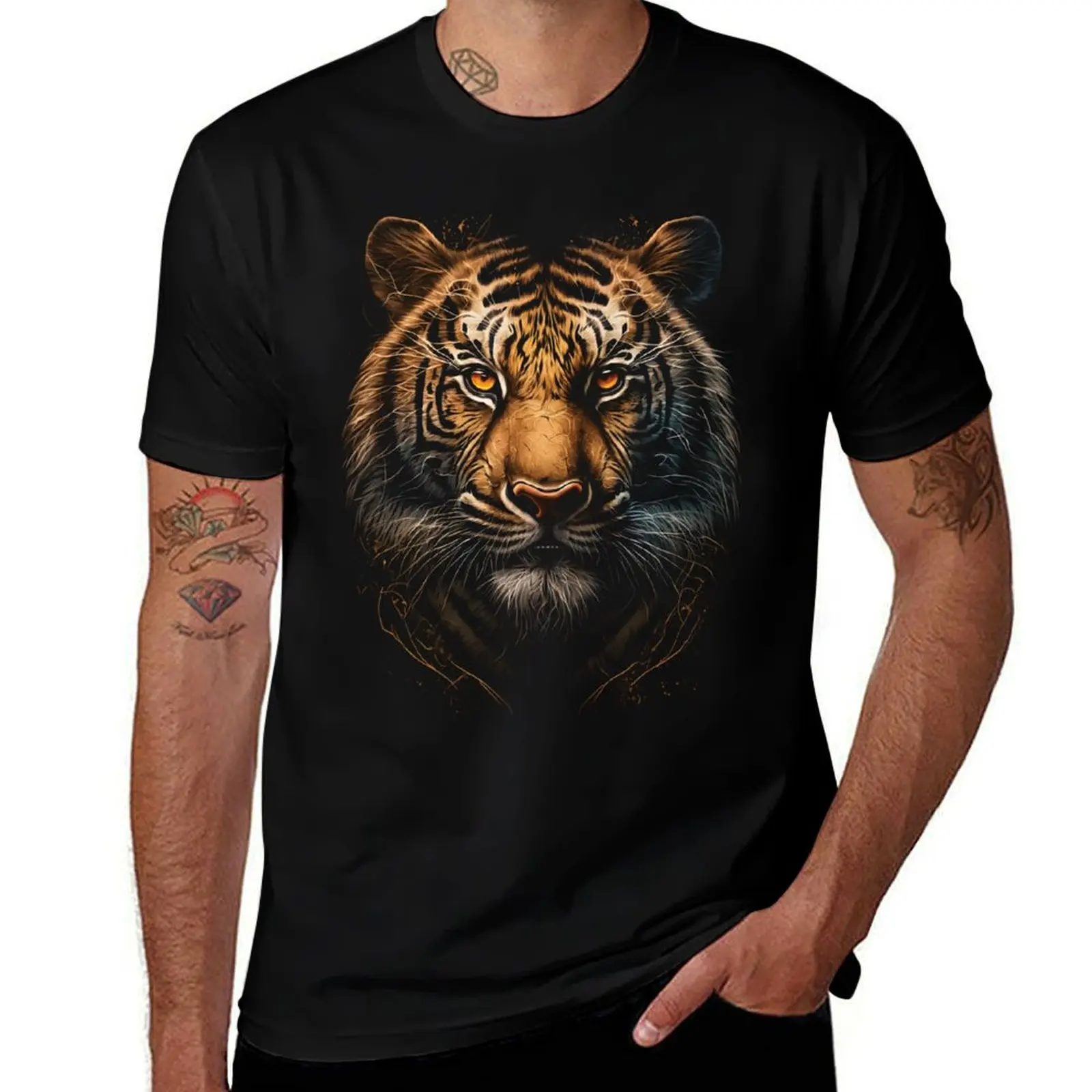 Tiger Shirt, Wild T-Shirt Breathable Travel T-Shirt