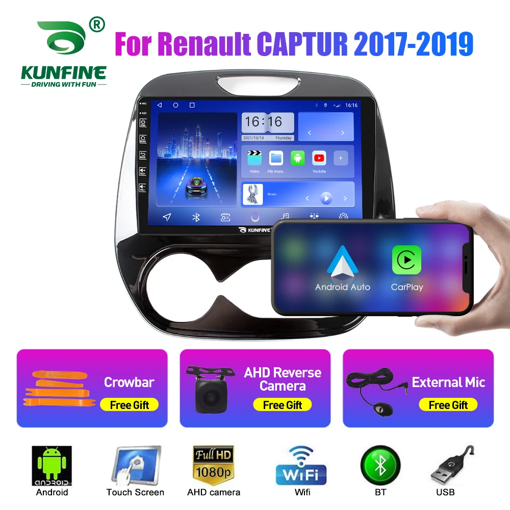 

Car Radio For Renault CAPTUR 17-19 2Din Android Octa Core Car Stereo DVD GPS Navigation Player Multimedia Android Auto Carplay