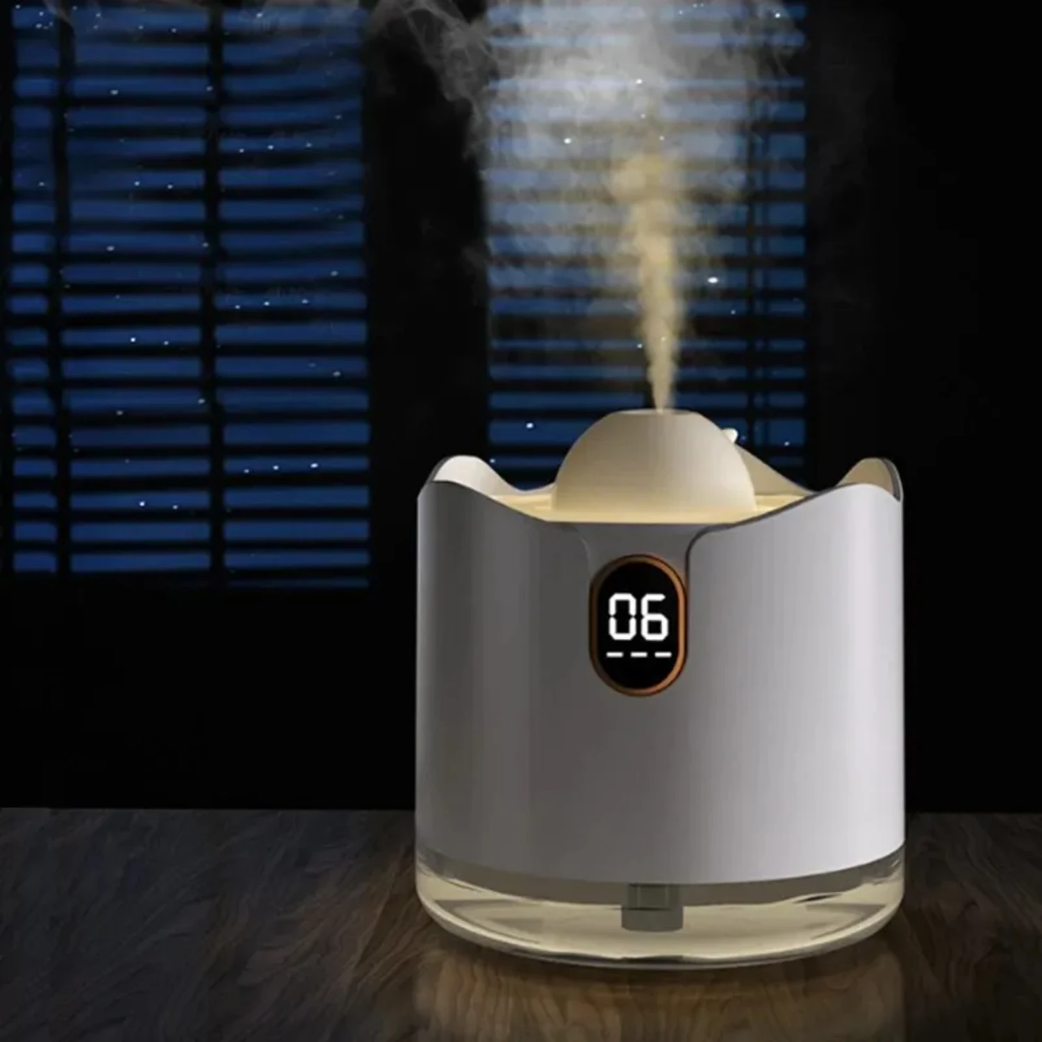 Humidificateur d'air portable de grande capacité pour chambre à coucher, petit, grand volume de brouillard, efficace, nouveau, baleine