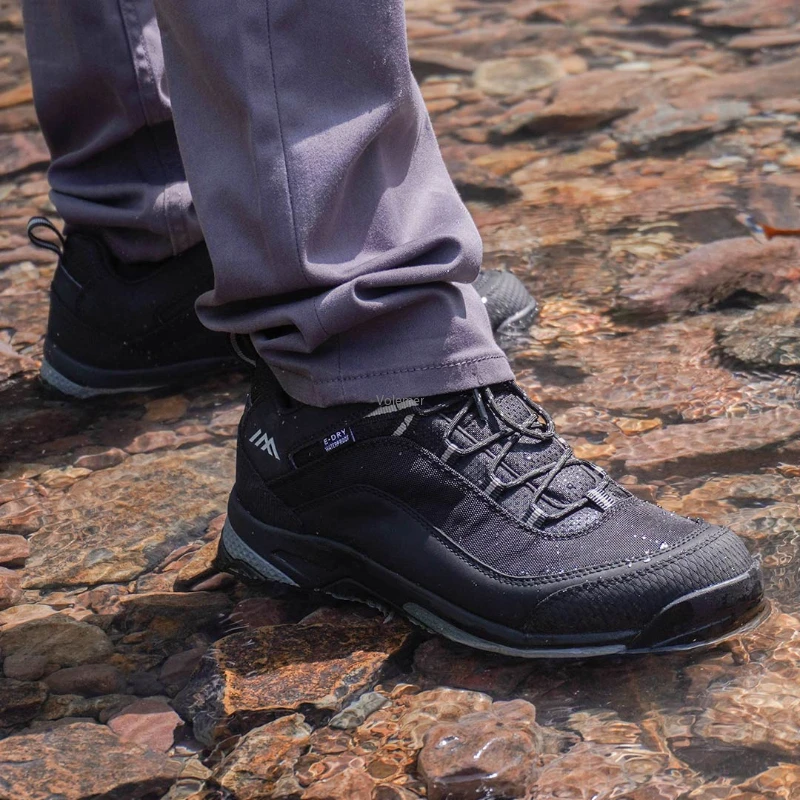 ใหม่ Youpin Extrek กันน้ำเดินป่ารองเท้าลูกไม้ Lace Up รองเท้ากีฬารองเท้าวิ่งกลางแจ้งเดินป่าปีนเขารองเท้าผ้าใบคลาสสิกสไตล์