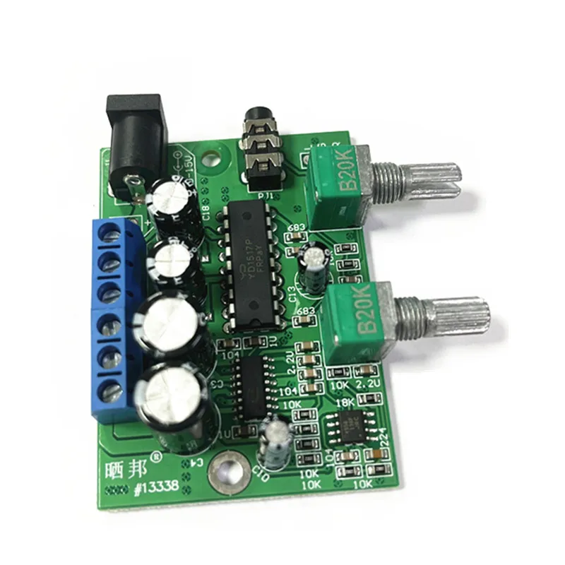 1pcs TDA2030 2.1 Subwoofer Amplifier Audio board 6W*2+25W Mini Bass Amplifier HIFI YD1517P for 4-6 inch 40W SubWoofer Speaker