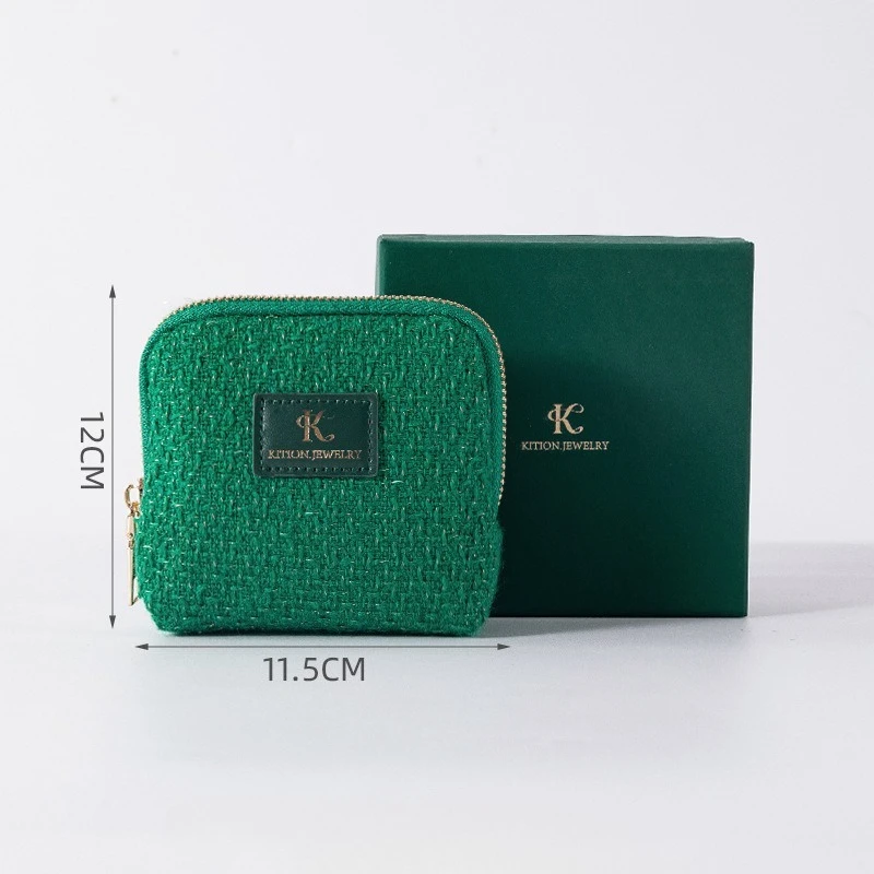 

2025 Cross Border Polyester Jewelry Bag for Rings Pendants Travel Jewelry Pouch, for Necklaces Bracelets