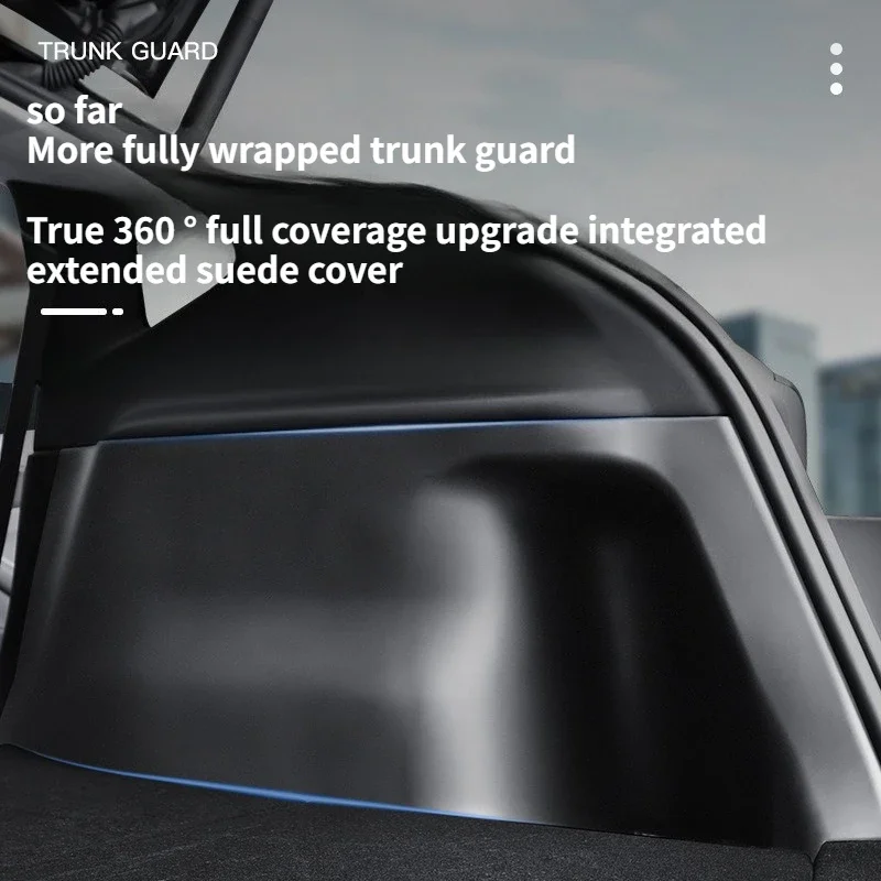 

Для Tesla Model Y Juniper/Launch 2025 задняя боковая противоударная накладка на багажник с полным покрытием, комплект защиты автомобиля, аксессуары для защиты от грязи