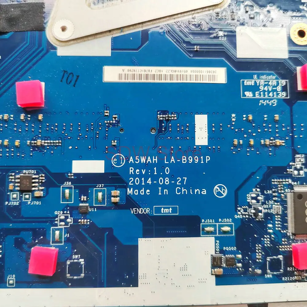 Laptop Motherboard para ACER, LA-B991P, E5-551G-816K, E5-571G-56B0, EK-571, E5-531, A5WAH, LA-B991P, I5-5200U, 840M, 2GB