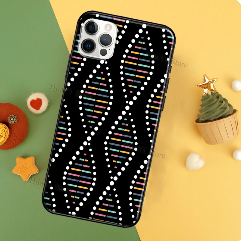 Retro DNA Science Illustration Soft Cover For Apple iPhone 11 14 12 Pro Max 13 mini SE 2020 X XR XS Max 7 8 Plus Phone Case