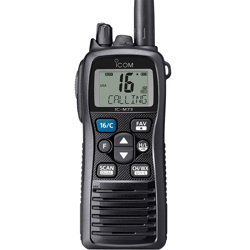 IC-M73 Plus intercom VHF single-segment IPX8 waterproof marine handheld simulation handwriting