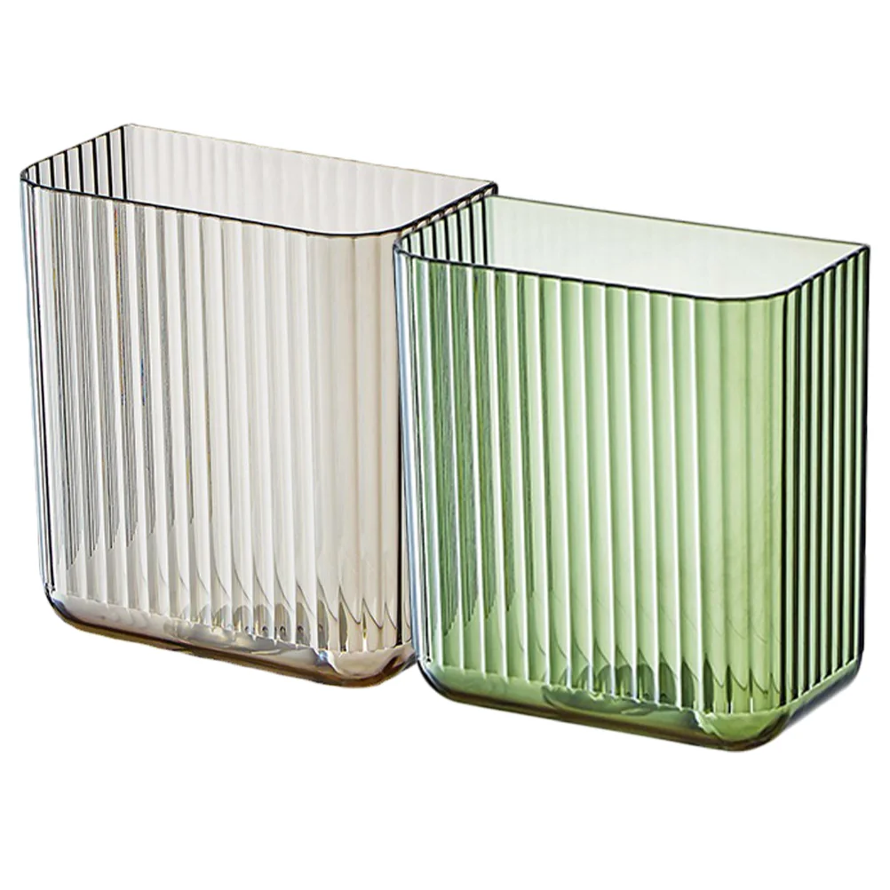 2 Pcs Remote Control Holder Wall Mounted Box Cell Phone Stand Controller Container Organizer