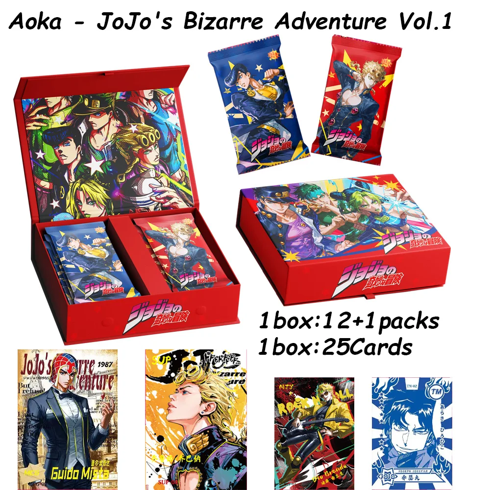 2026 Japanische Anime JoJo's Bizarre Adventure Karten Großhandel Anime-Sammelkarten Spielzeug Geschenke