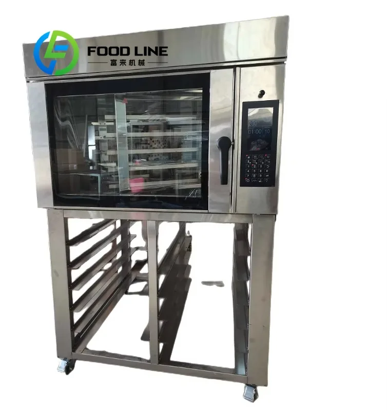 New 5 Trays Electric Convection Baking Oven 380V Commercial Industrial Use High Capacity Hot Air Circulation