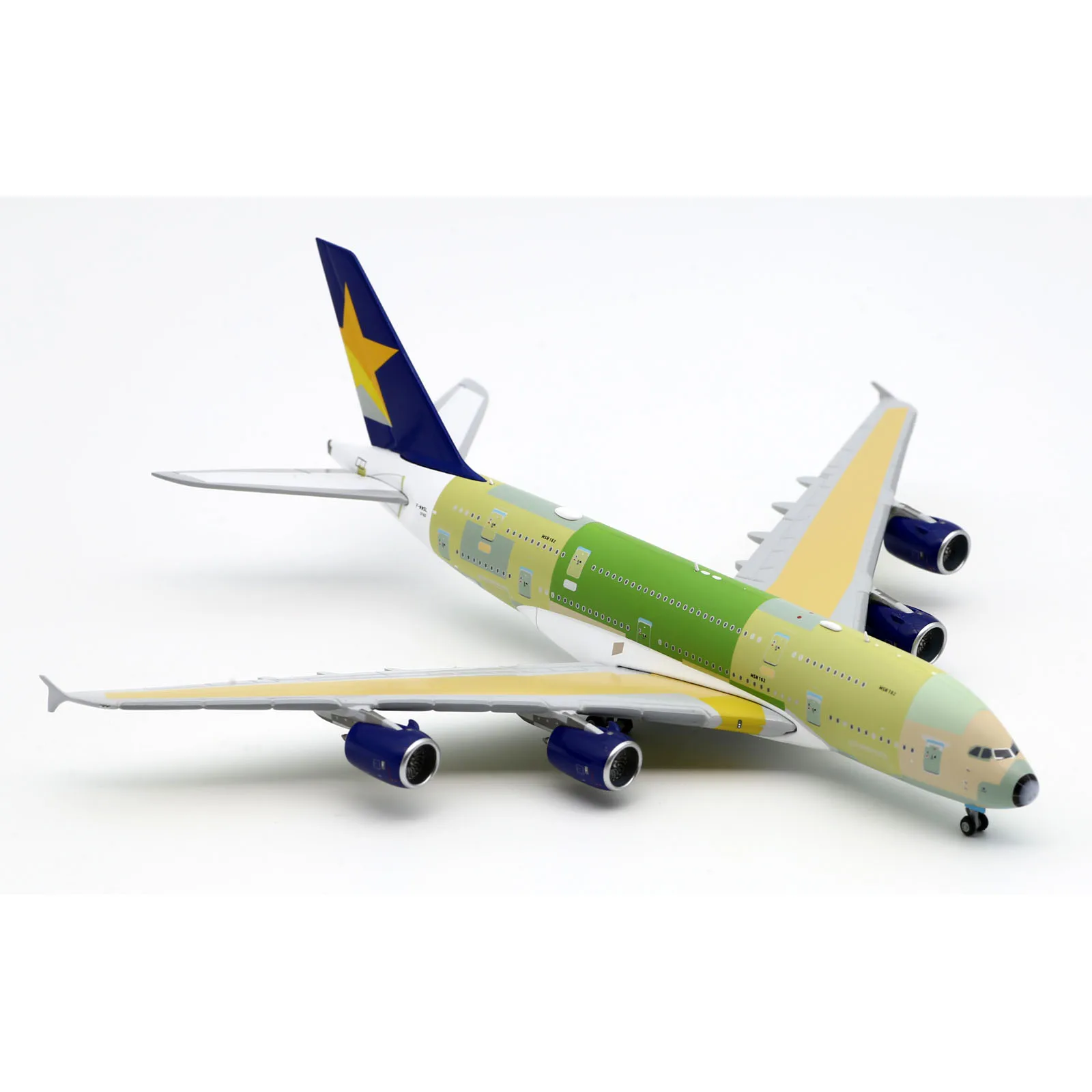 SKYMARK Airline "métal nu" Airbus A380 Diecast Aircraft Jet Model F-WWSL Cadeau d'avion à collectionner en alliage XX4469 Ailes JC 1:400