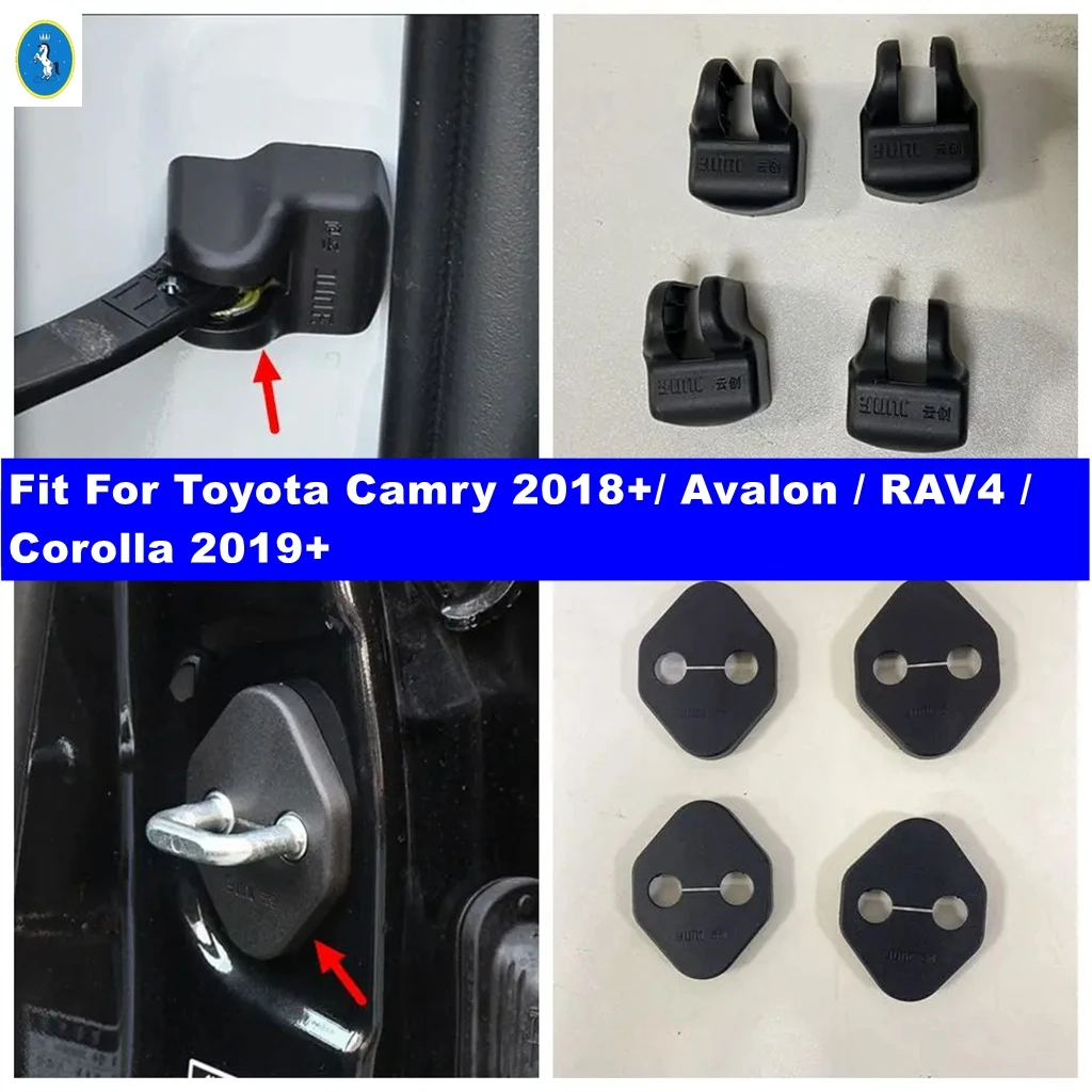 

Inner Car Door Lock + Stop Check Rust Waterproof Cover Kit For Toyota Camry 2018 - 2024 / Avalon / RAV4 / Corolla 2019 - 2024