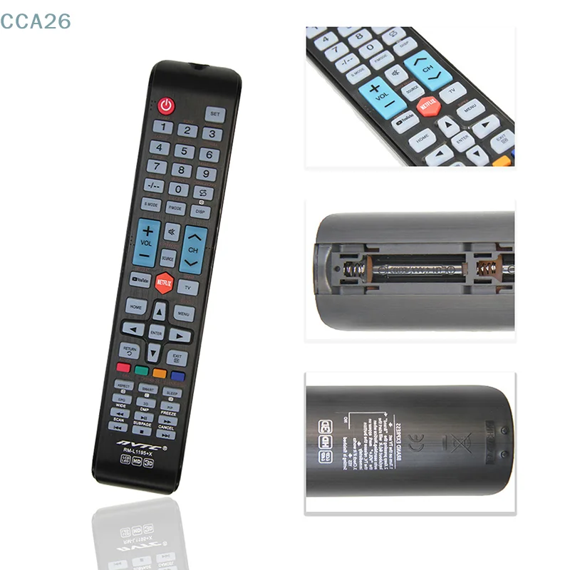 Universal TV Remote Controller NVTC RM-L1195+X Multifunction Remplacement SmartTV Remote Control Simple Operation