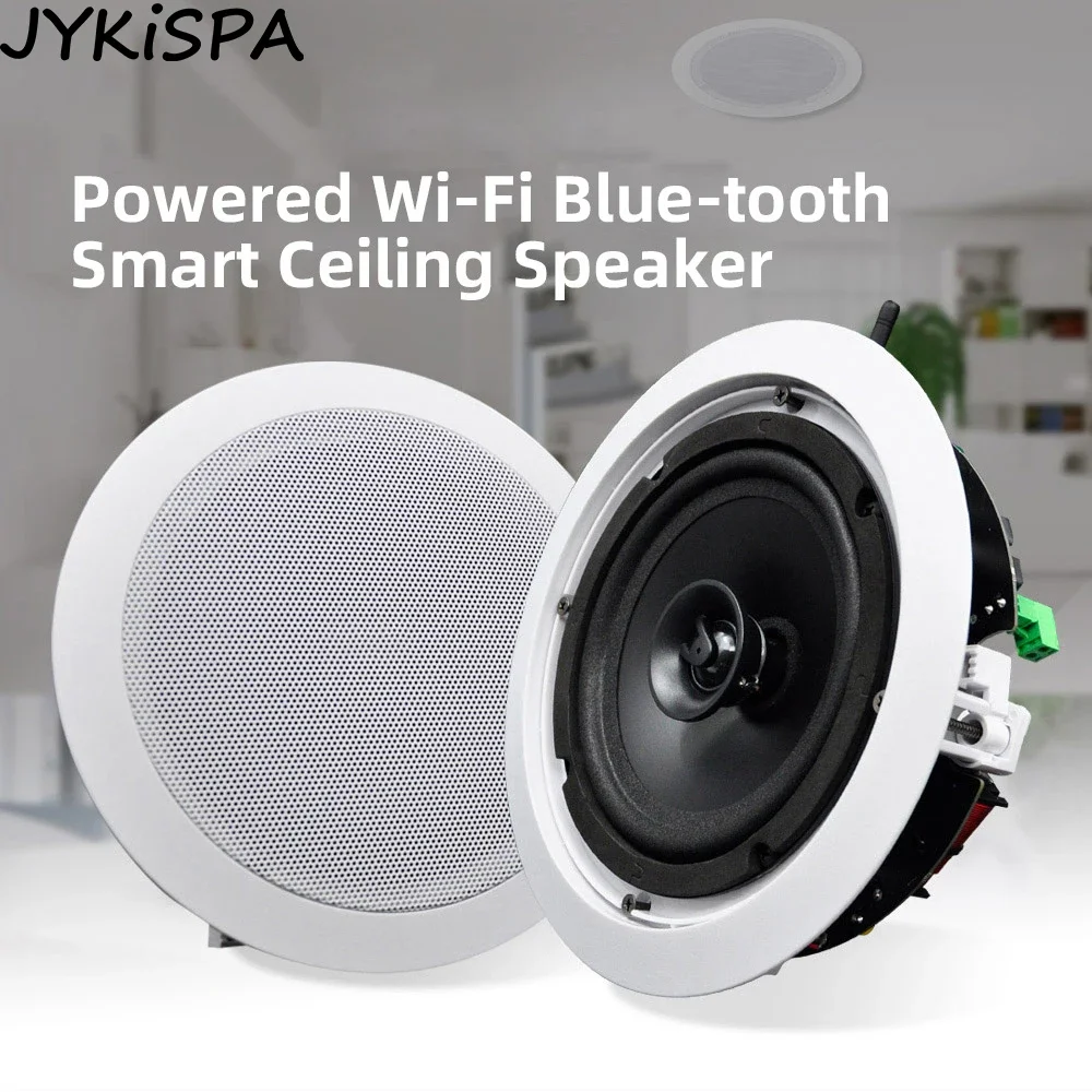 

6inch WIFI Bluetooth Ceiling Speaker Home Surround Sound Built In Wall Mount Roof Speaker Indoor Audio forHotel Room Loudspeaker