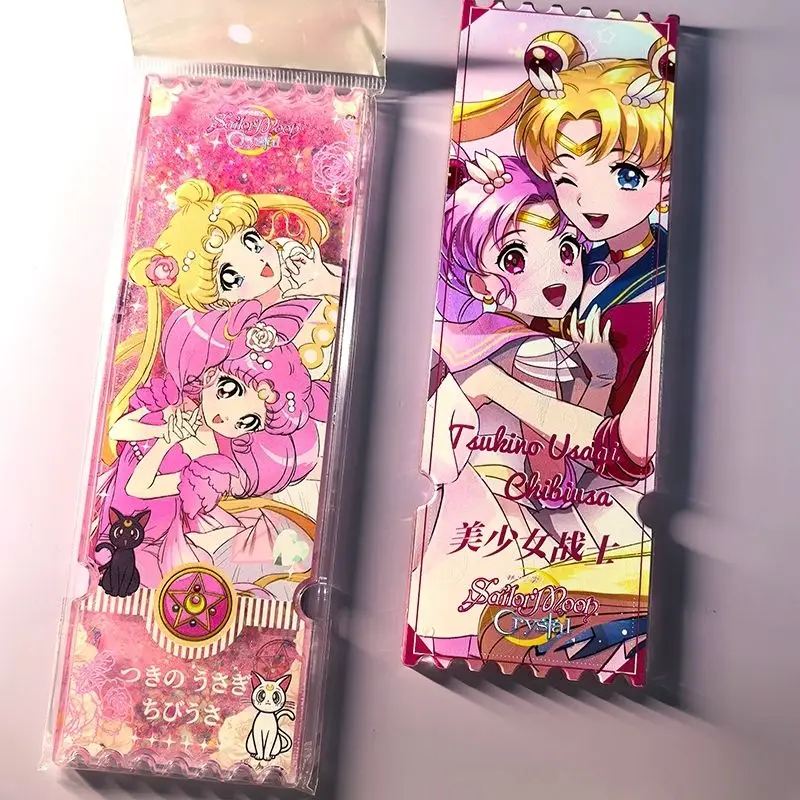 

Sailor Moon-themed sand ticket keepsake ornament, original anime merchandise, cute birthday gift