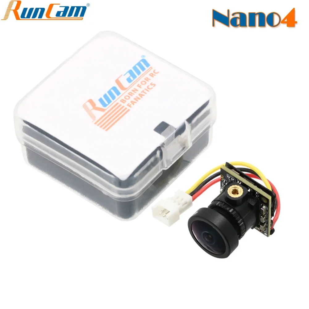 RunCam Nano4 1400TVL Ultra‑Small Analog FPV Camera 3.3‑5.5V for Tinywhoop Micro RC Drone